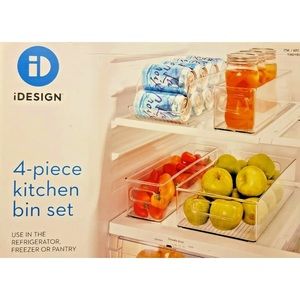 Kitchen set organized IDesign’s bins 4pieces